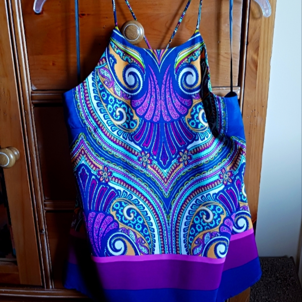 Strappy summer blouse